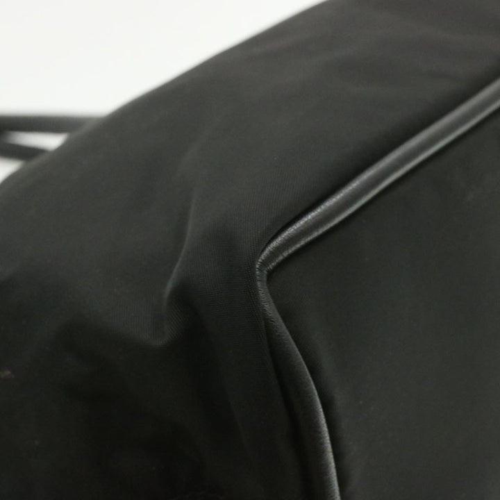 Celine Nylon Tote Bag Black Auth am173g