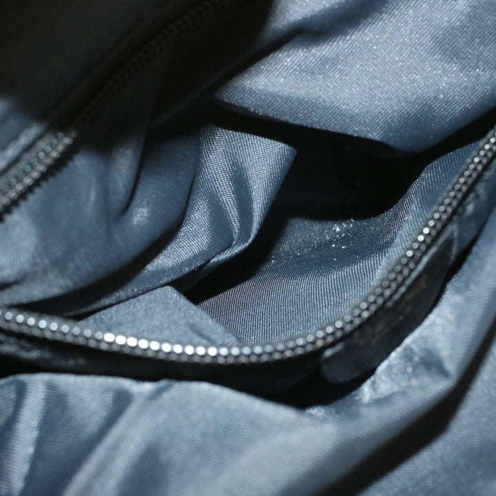 Celine Nylon Tote Bag Black Auth am173g