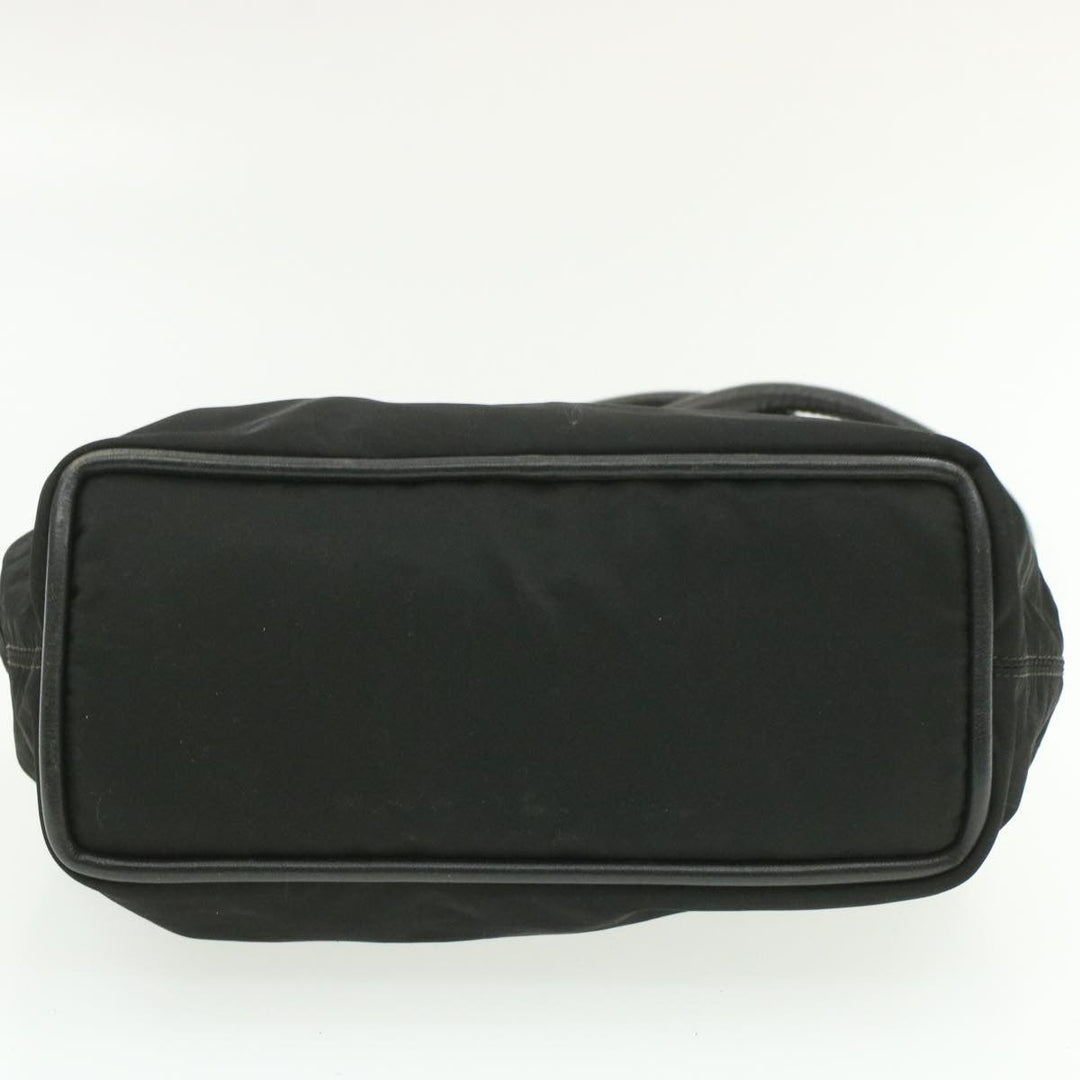 Celine Nylon Tote Bag Black Auth am173g
