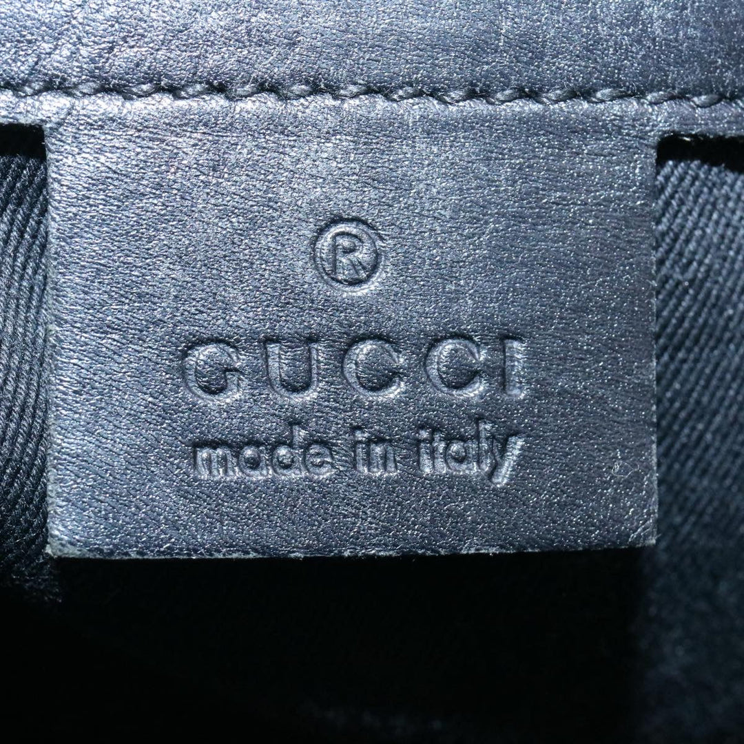 GUCCI GG Canvas Shoulder Bag Canvas Black  am1813g