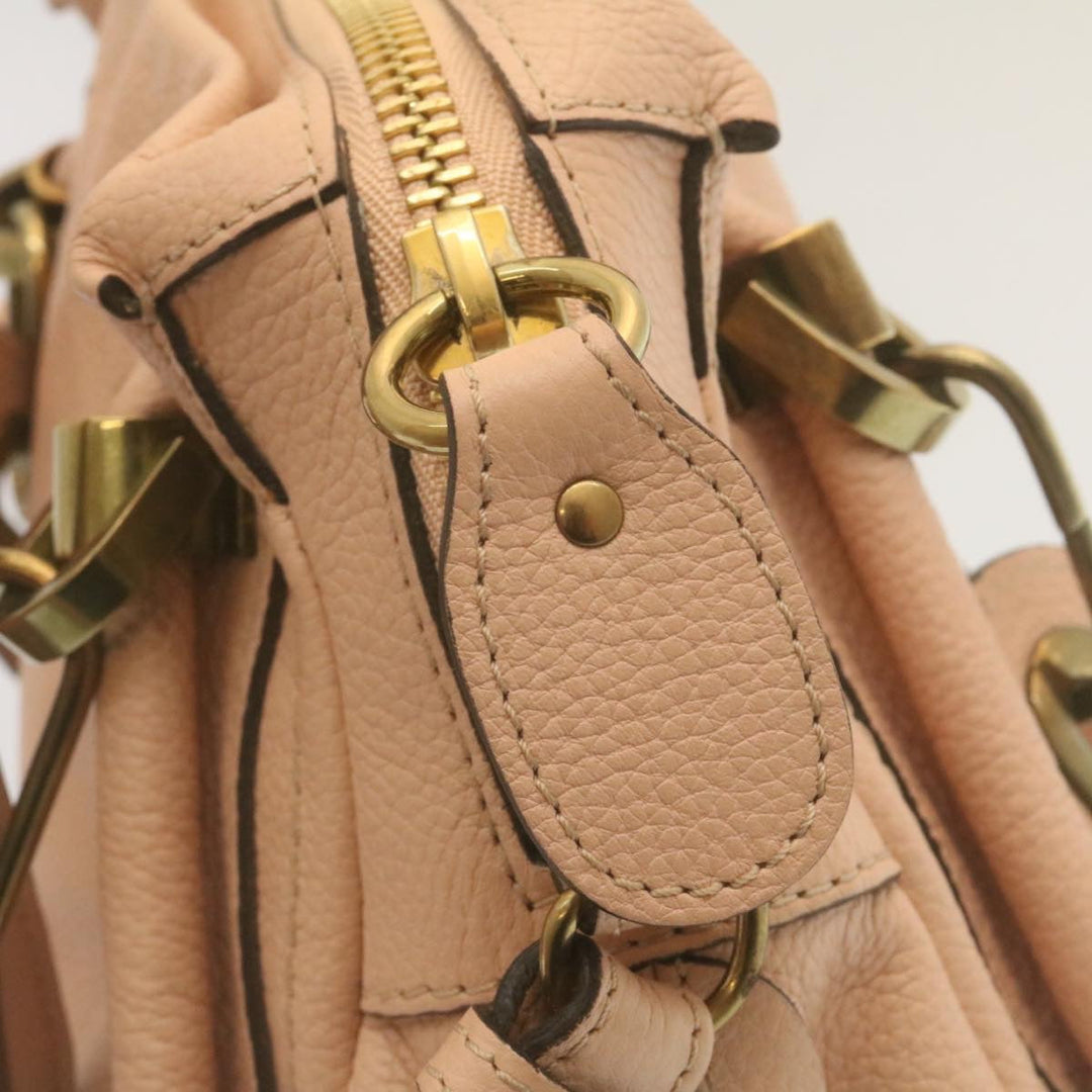 Chloe Hand Bag Leather 2way Pink am2241g
