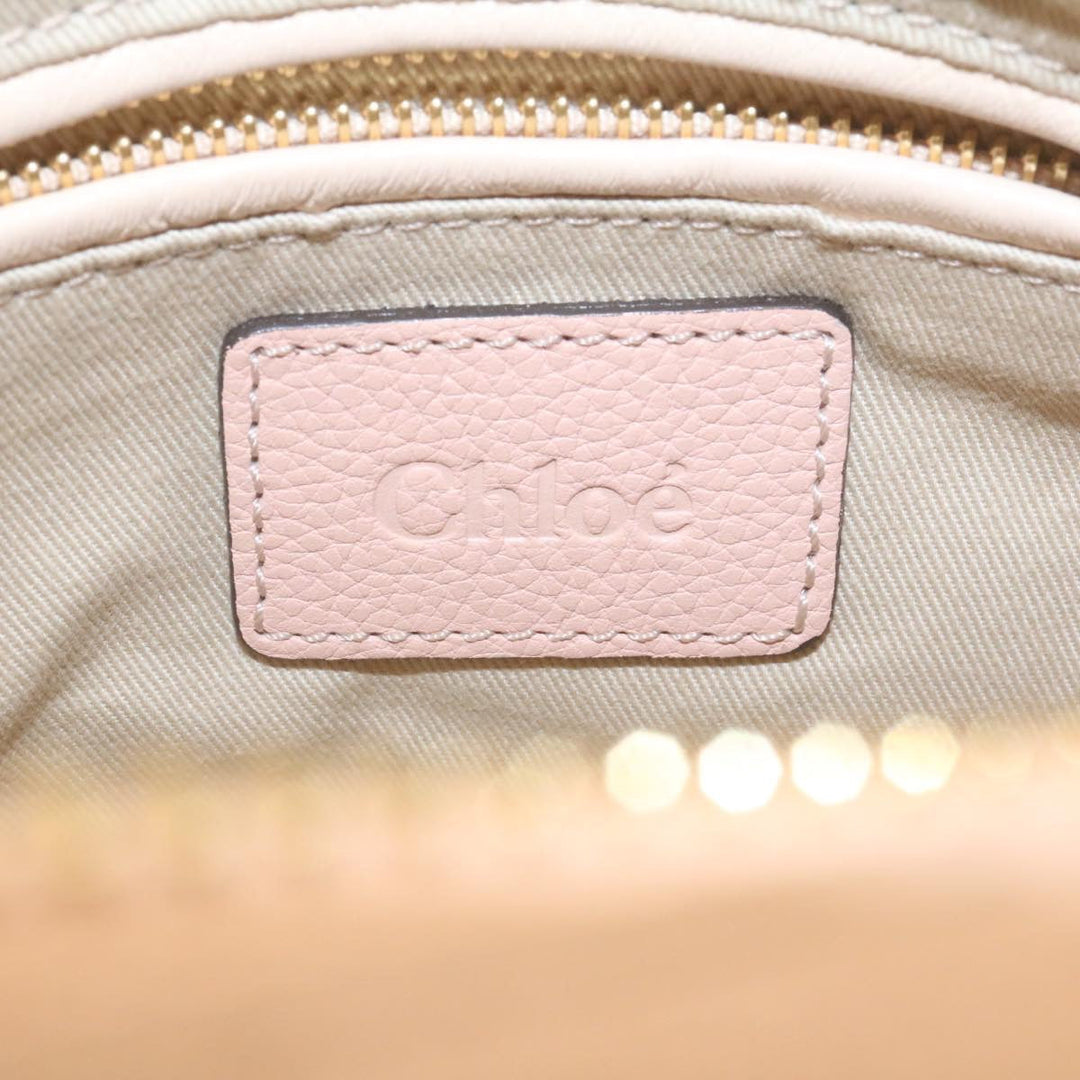Chloe Hand Bag Leather 2way Pink am2241g