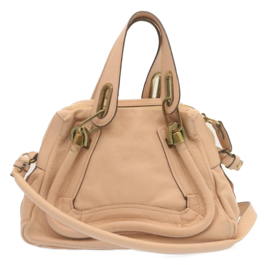 Chloe Hand Bag Leather 2way Pink am2241g