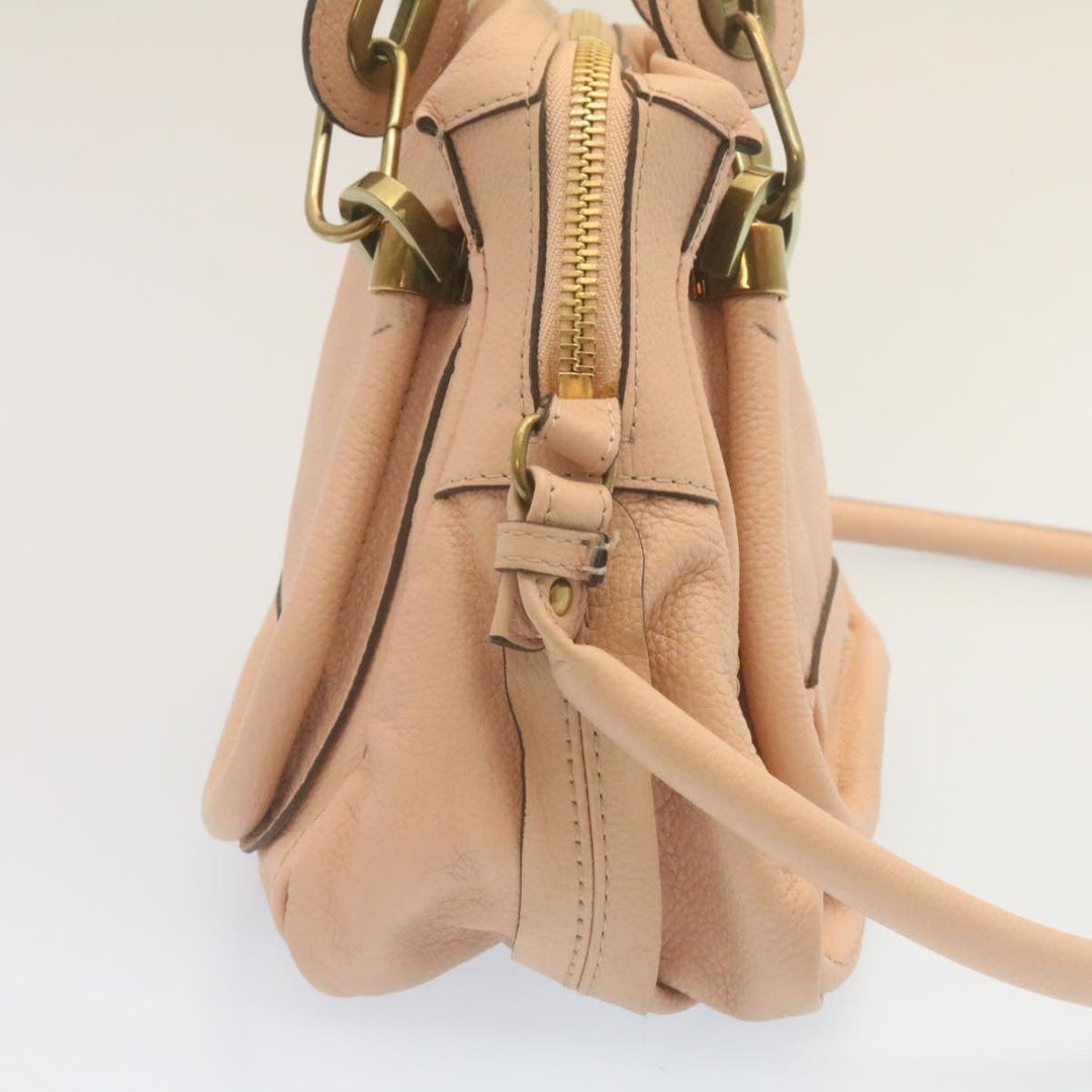 Chloe Hand Bag Leather 2way Pink am2241g