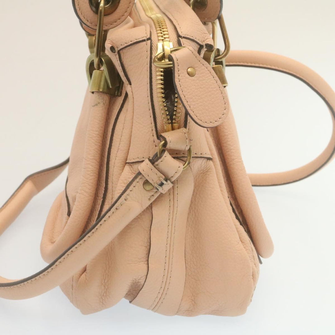 Chloe Hand Bag Leather 2way Pink am2241g