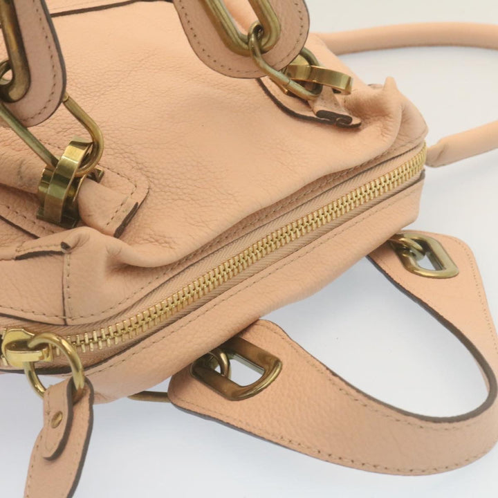Chloe Hand Bag Leather 2way Pink am2241g