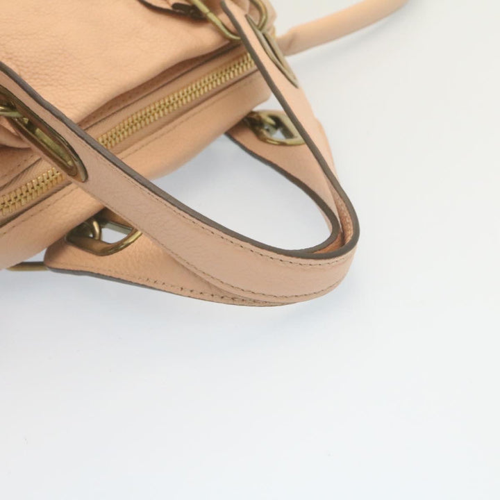 Chloe Hand Bag Leather 2way Pink am2241g