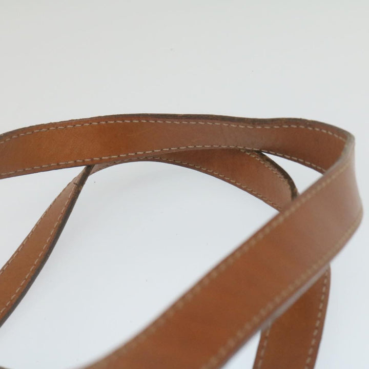 Celine Macadam Canvas 2Way Shoulder Hand Bag PVC Leather Brown  am2277g