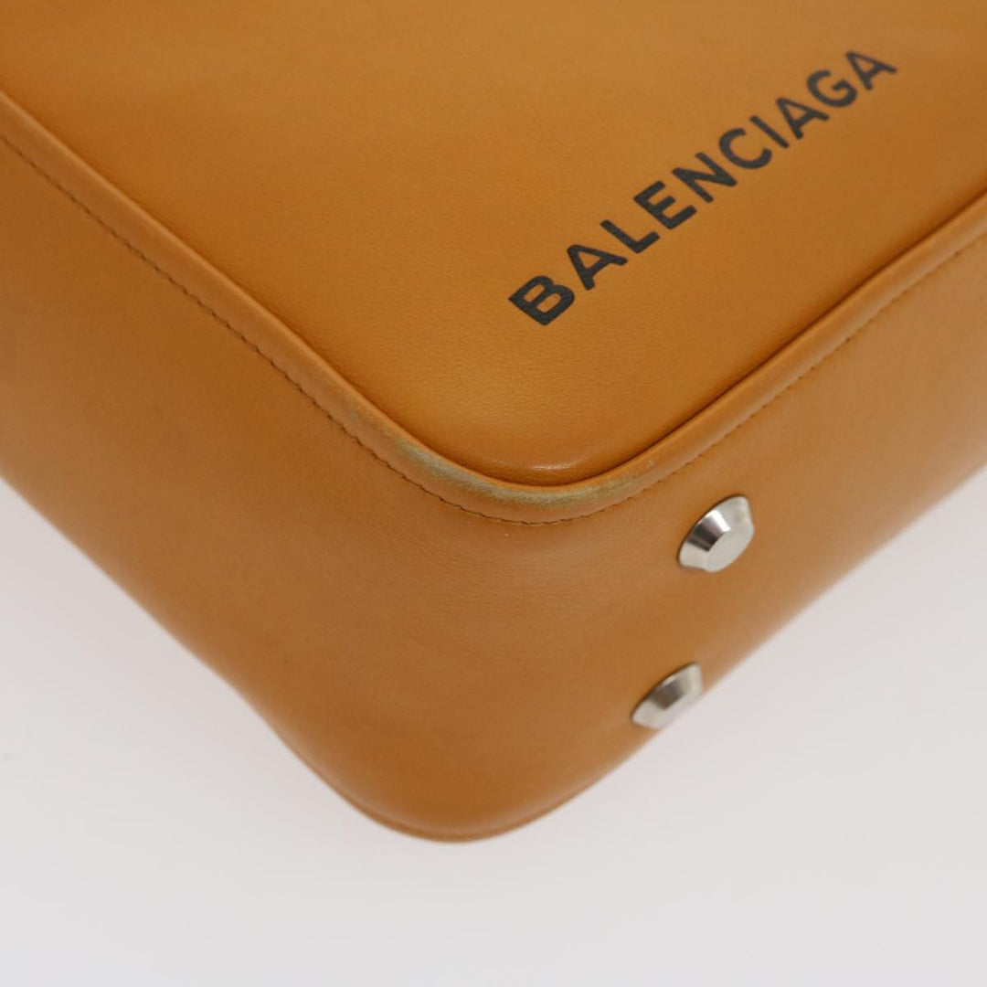 Top Quality Balenciaga 2Way Shoulder Bag Hand Bag Leather Brown Auth am2534gA