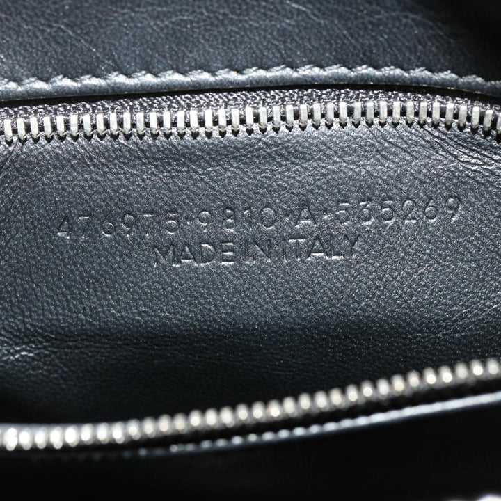 Top Quality Balenciaga 2Way Shoulder Bag Hand Bag Leather Brown Auth am2534gA
