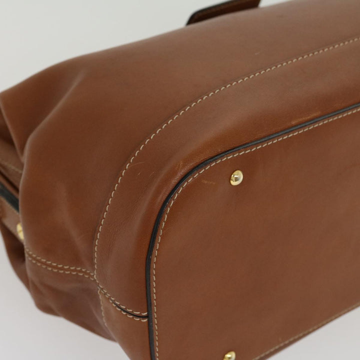Celine Hand Bag Leather 2way Brown  am2746g