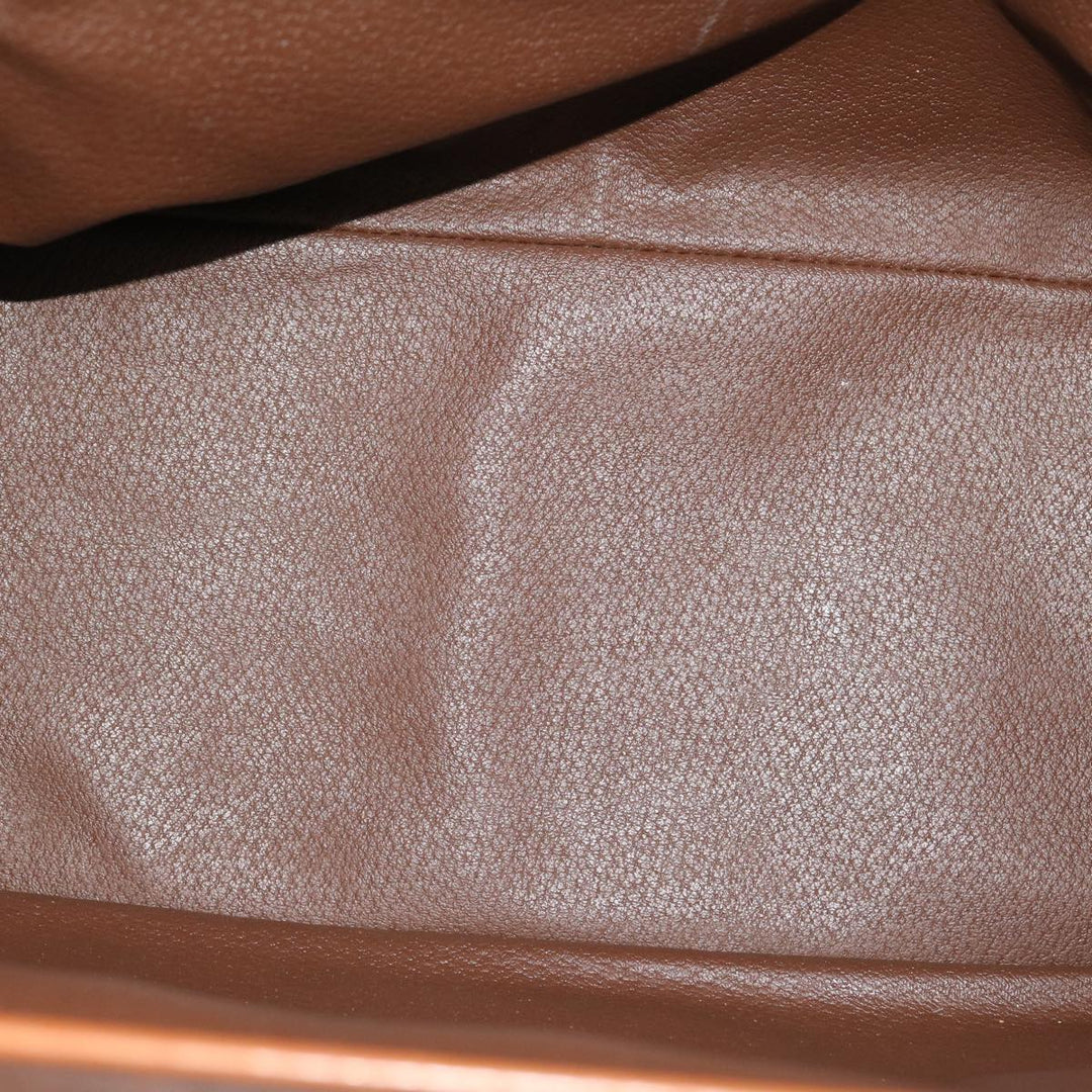 Celine Hand Bag Leather 2way Brown  am2746g