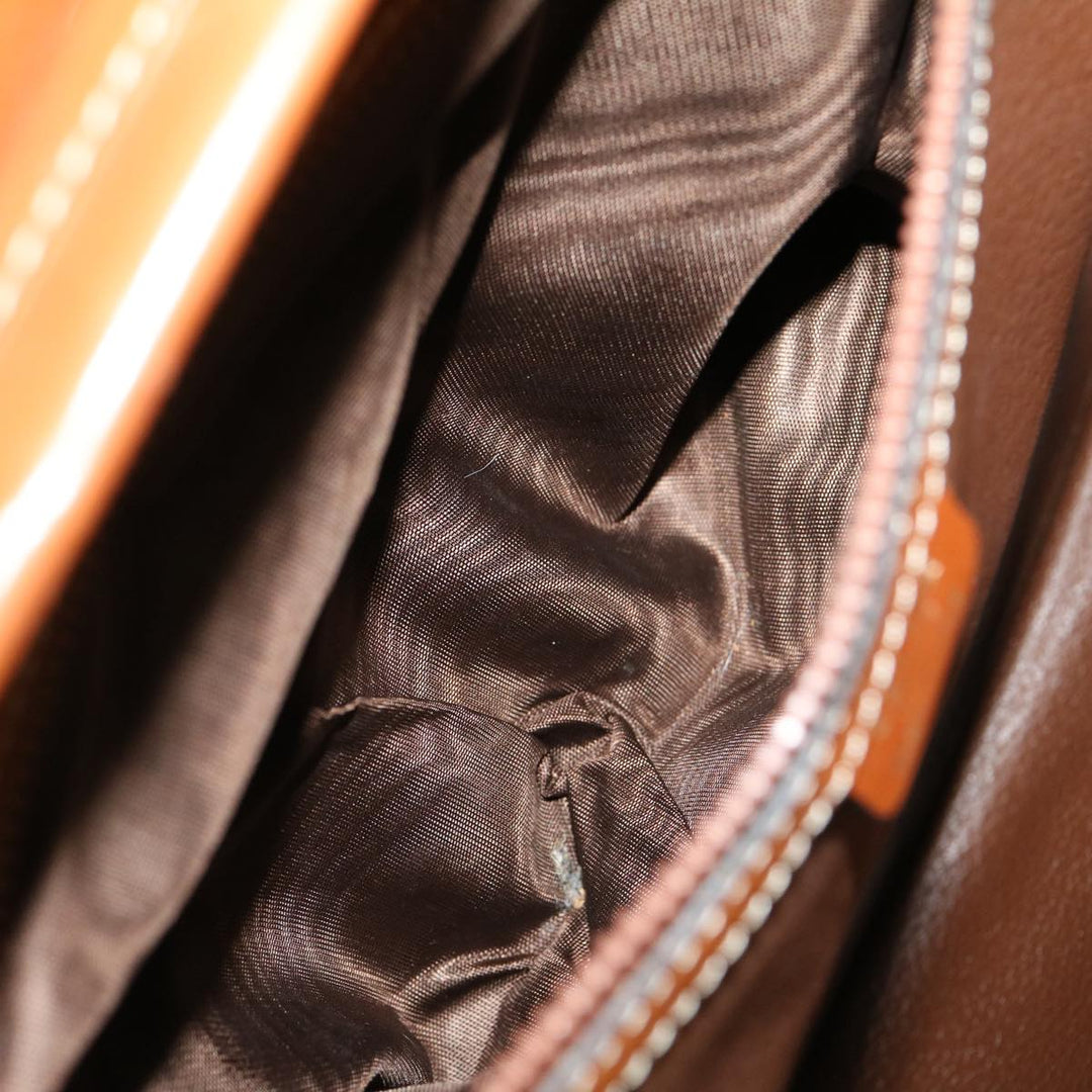 Celine Hand Bag Leather 2way Brown  am2746g