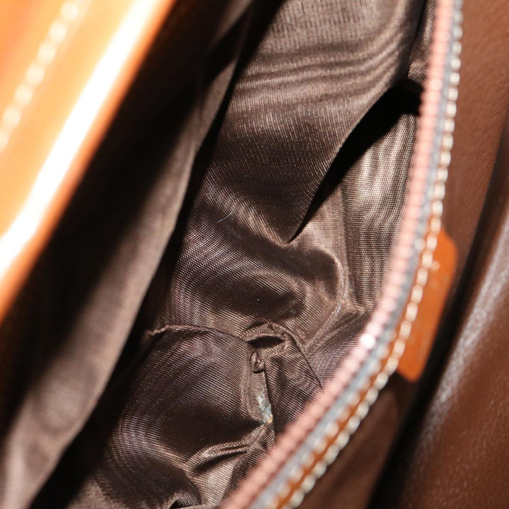 Celine Hand Bag Leather 2way Brown  am2746g