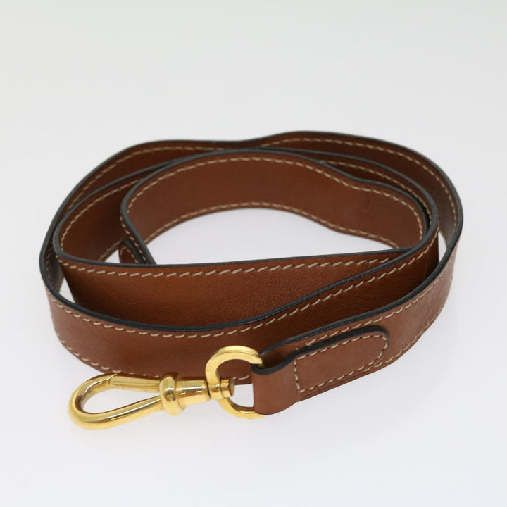 Celine Hand Bag Leather 2way Brown  am2746g