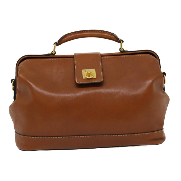 Celine Hand Bag Leather 2way Brown  am2746g