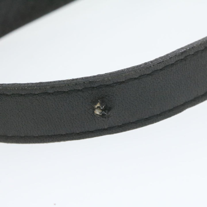 BurberrySs Nova Check Shoulder Bag Leather Black Auth am636g