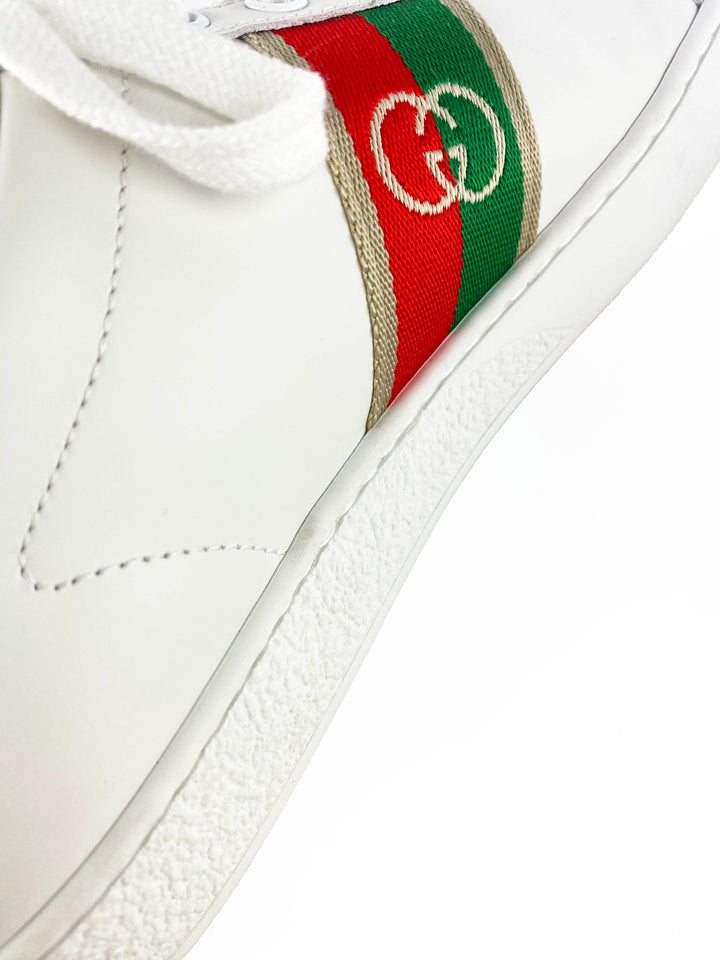 Gucci Ace Sneaker with Interlocking G 37.5