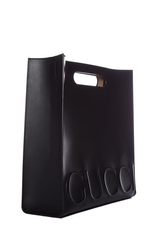 Gucci Bag XL Black Leather Tote