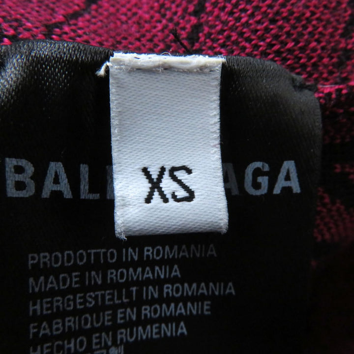 Top Quality Balenciaga Logo Jacquard Knit Sweater XS