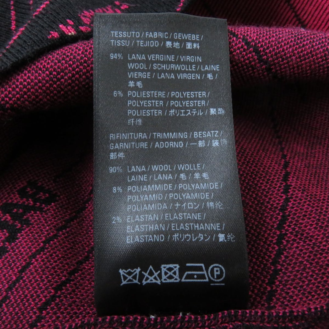 Top Quality Balenciaga Logo Jacquard Knit Sweater XS