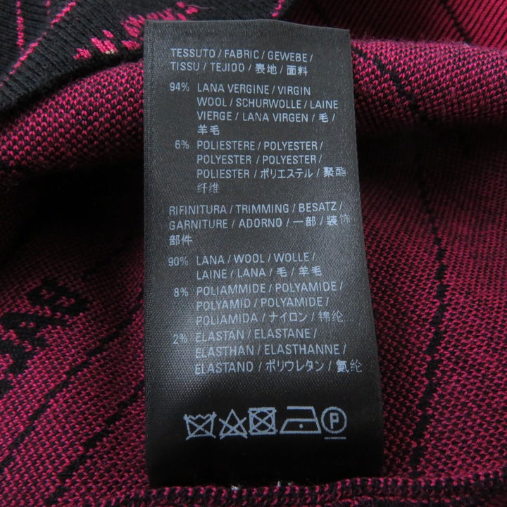 Top Quality Balenciaga Logo Jacquard Knit Sweater XS