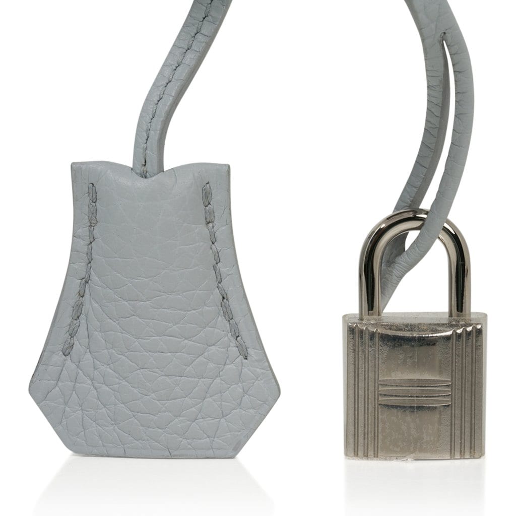 Top quality Hermes Birkin 35 Bag Blue Bleu Pale Togo Palladium Hardware