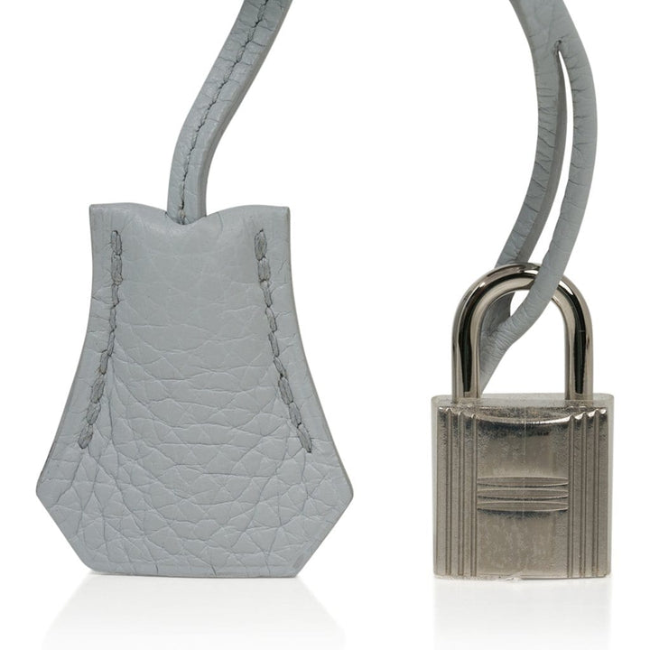 Top quality Hermes Birkin 35 Bag Blue Bleu Pale Togo Palladium Hardware