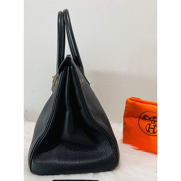 Hermes Birkin 35 Black Hand Bag