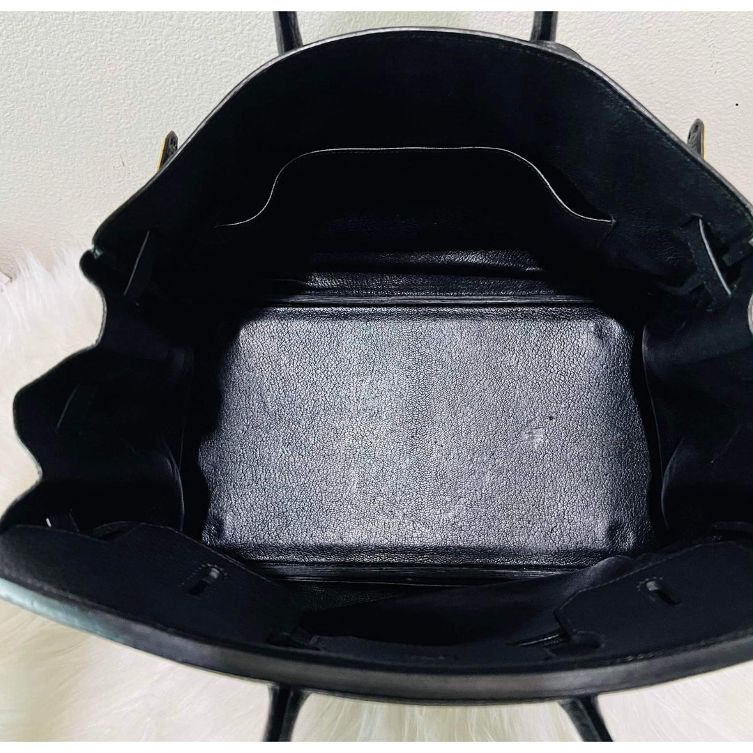 Hermes Birkin 35 Black Hand Bag