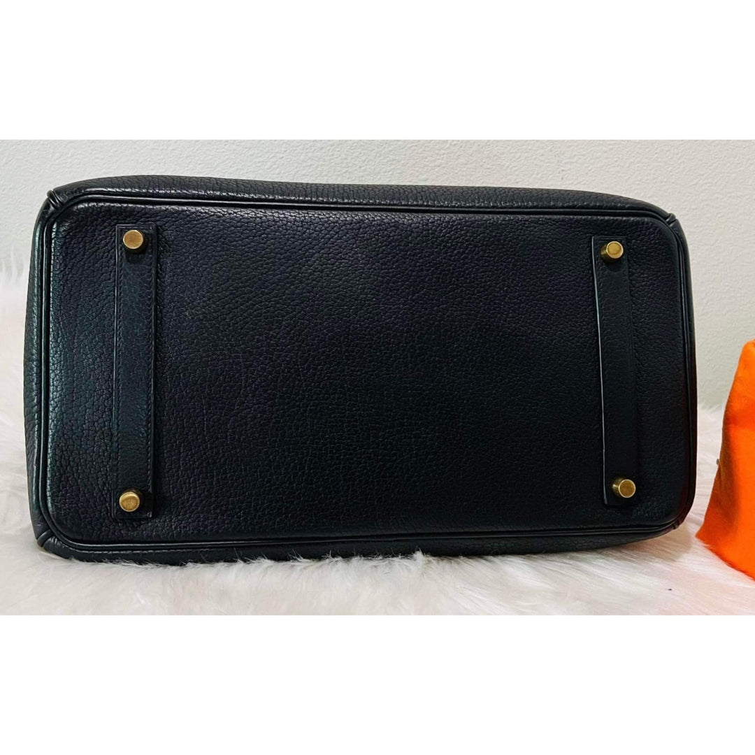 Hermes Birkin 35 Black Hand Bag