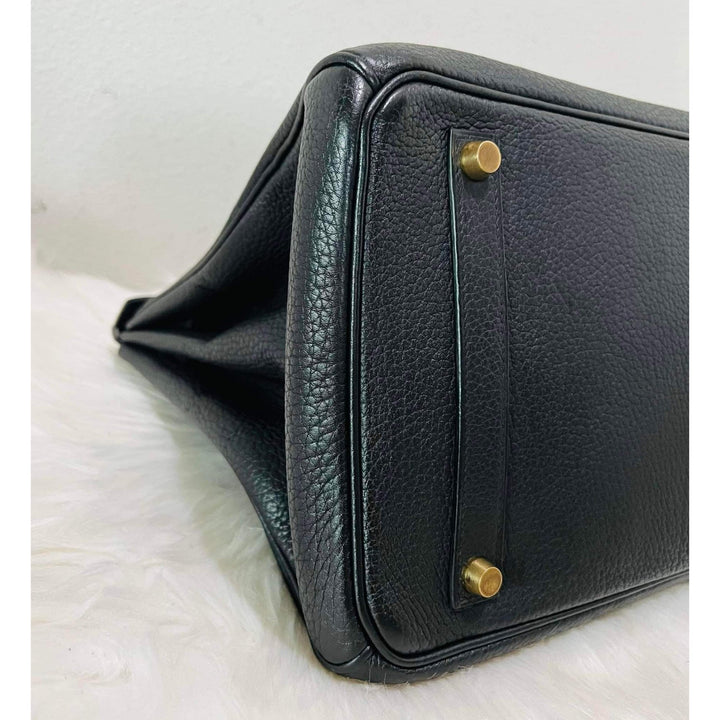 Hermes Birkin 35 Black Hand Bag
