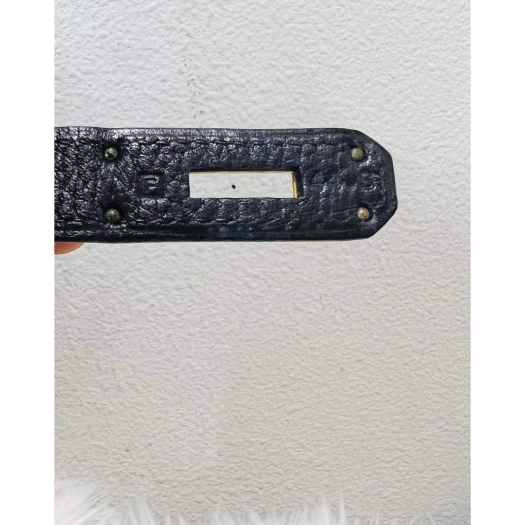 Hermes Birkin 35 Black Hand Bag