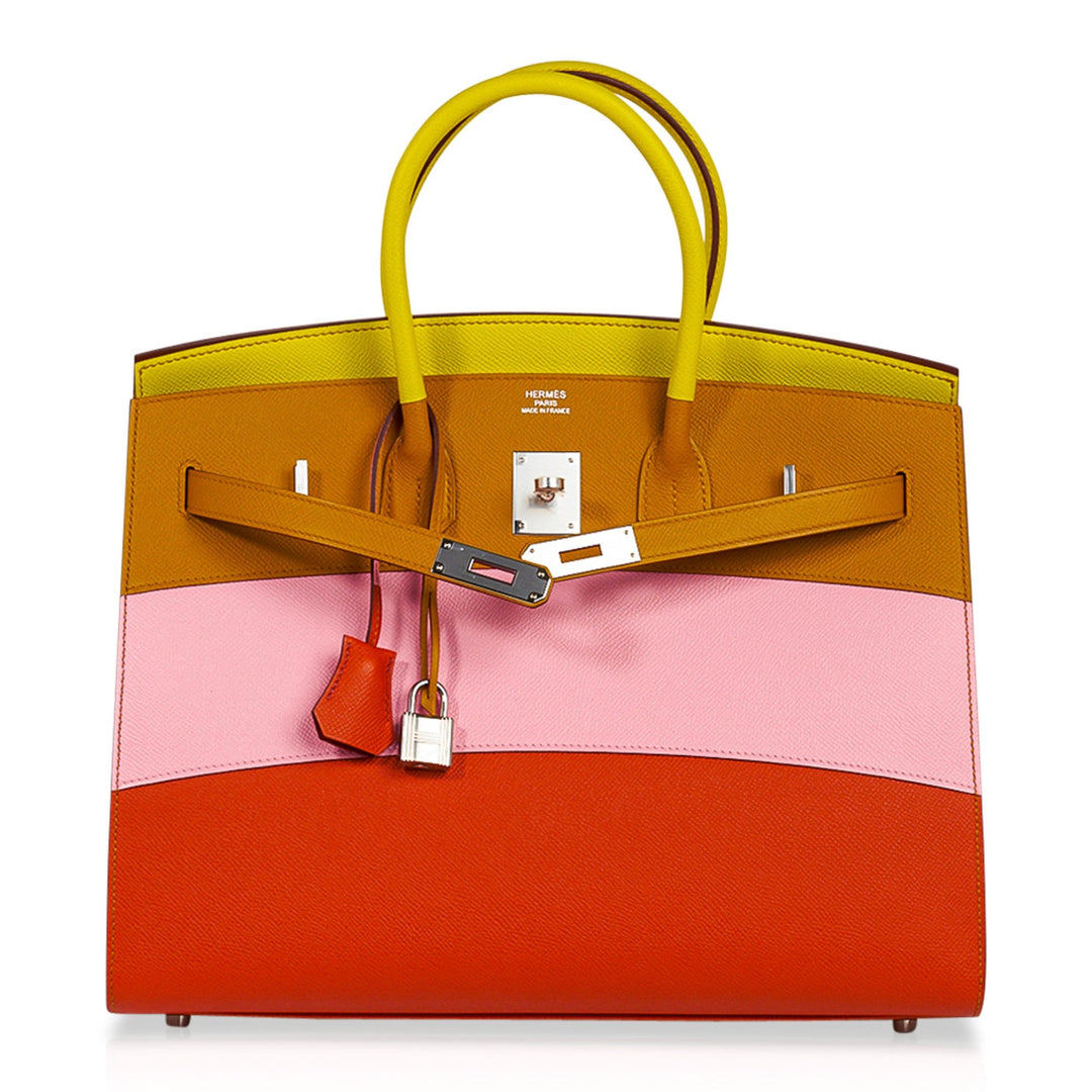 Top quality Hermes Sunrise Rainbow Sellier Birkin 35 Limited Edition Bag