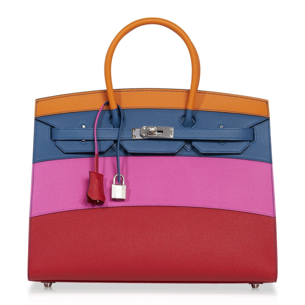 Top quality Hermes Sunset Rainbow Sellier Birkin 35 Limited Edition Bag