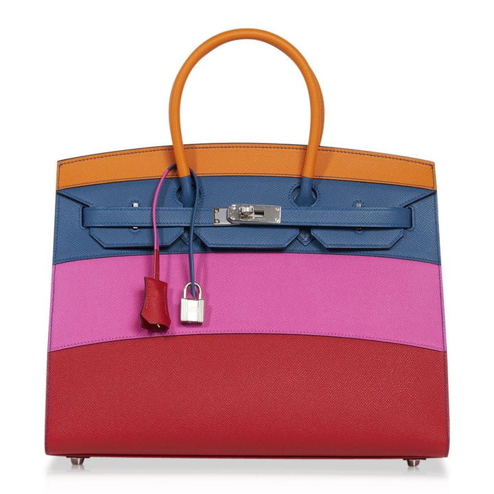Top quality Hermes Sunset Rainbow Sellier Birkin 35 Limited Edition Bag