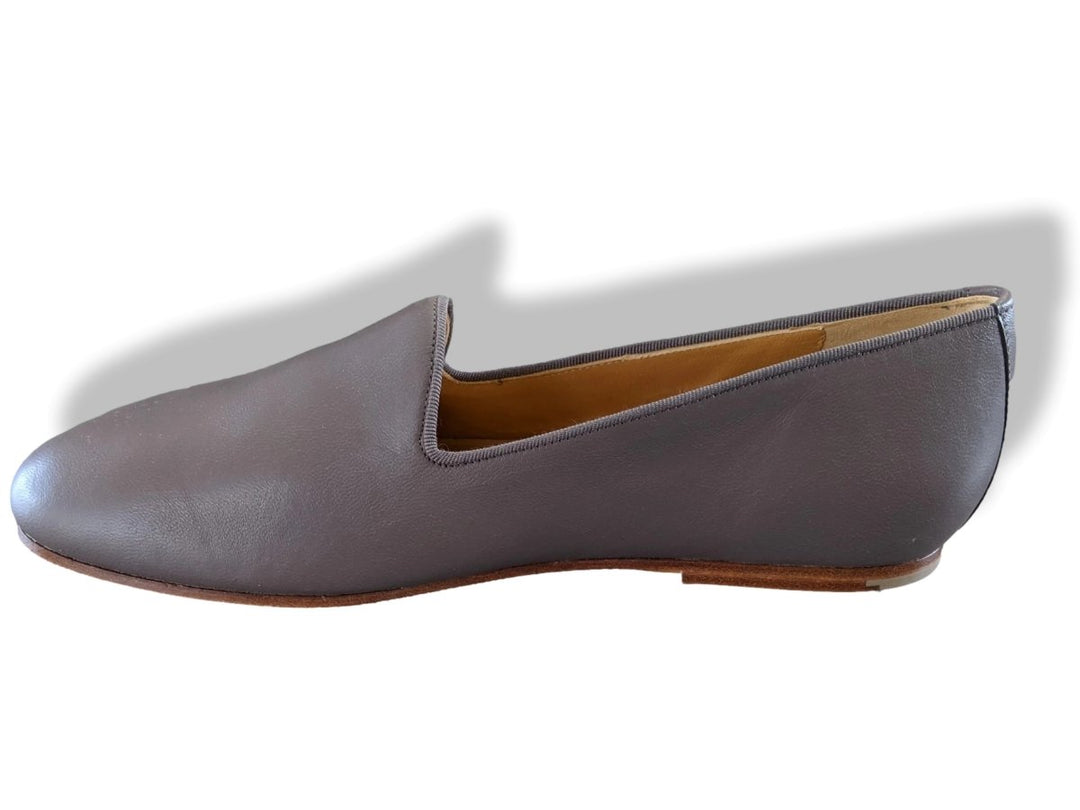 Top quality Hermes Elegant Gris Etain Nappa GASPARD Men's Loafers Mocassins Shoes BNEW in White Box and Dustbag!