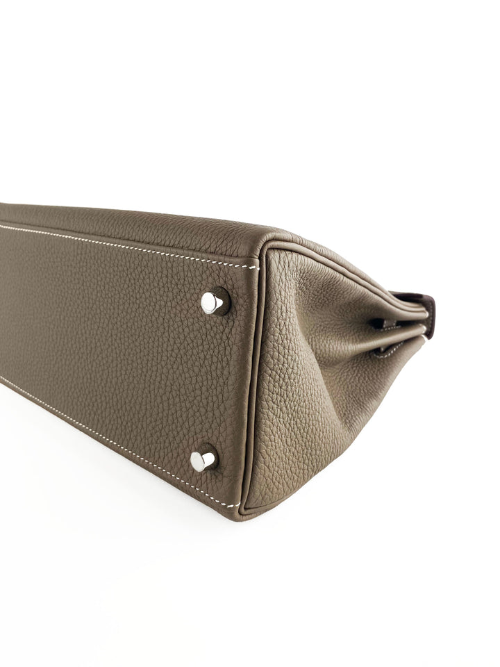 Hermes Etoupe Kelly 28 Bag