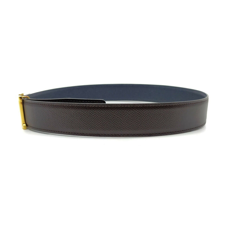 Top quality Hermes H Gold Buckle Reversible Belt