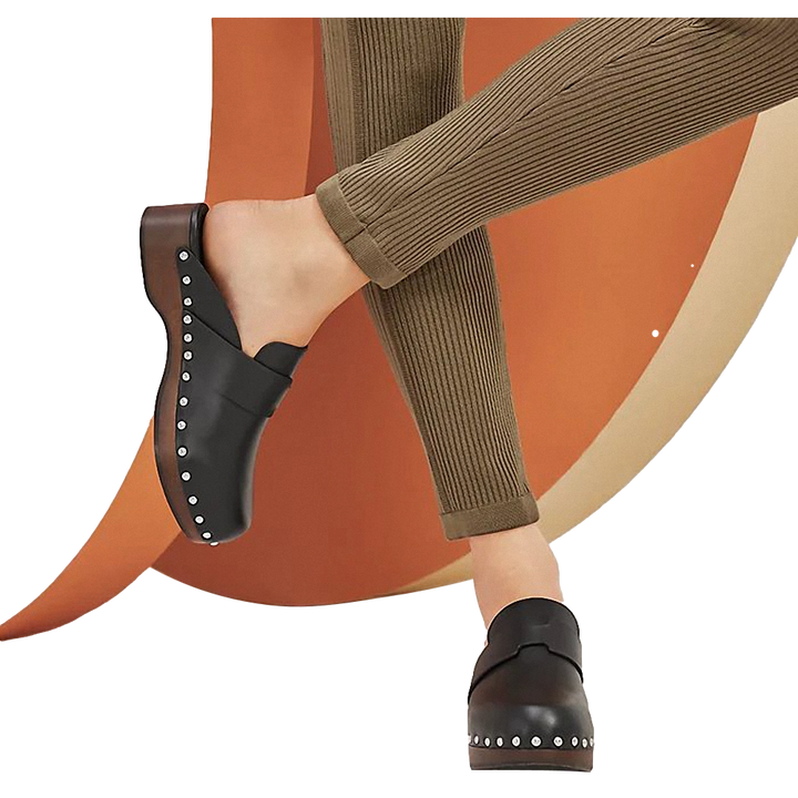 Top quality Hermes [SH13] Cafe "Mules Femme Calya"  Women Calfskin Mules Sz 37, BNIB!
