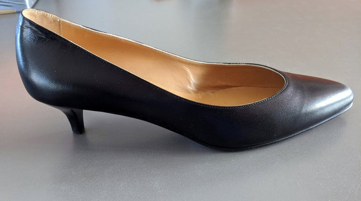 Top quality Hermes [SH11] Black Box FAUBOURG Pointed Toe Women Shoes Sz 40 BNIB!