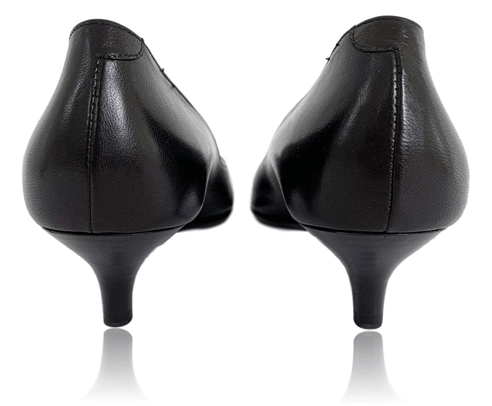 Top quality Hermes [SH11] Black Box FAUBOURG Pointed Toe Women Shoes Sz 40 BNIB!