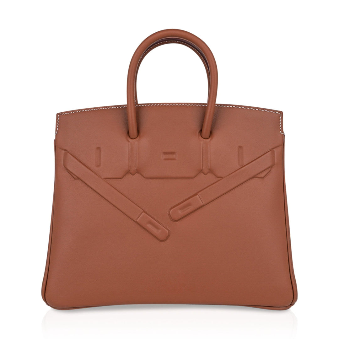 Top quality Hermes Shadow Birkin 25 Bag Gold Evercalf Limited Edition