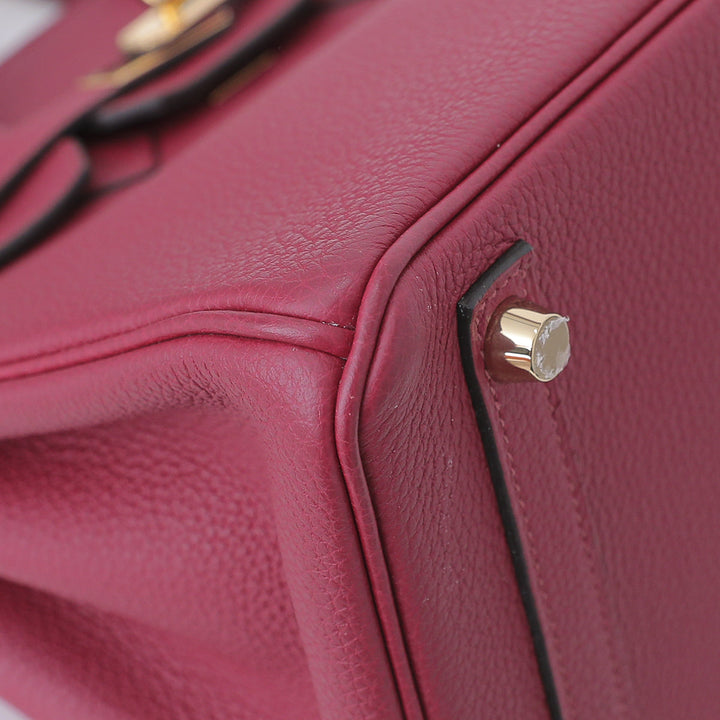 Hermes Rouge H Birkin 25