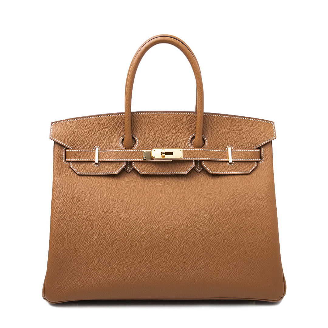 Hermes Gold Birkin Bag 35