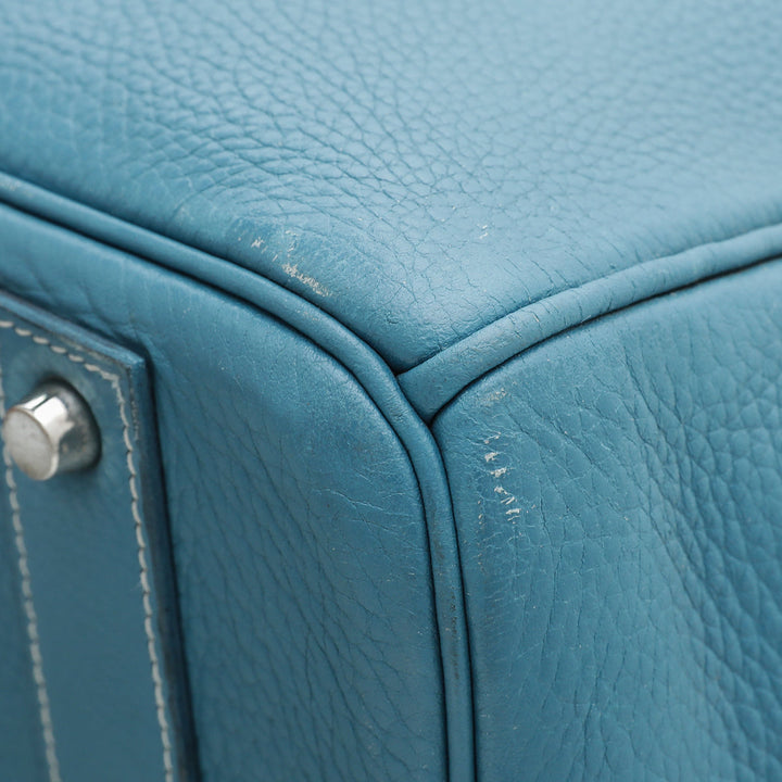 Hermes Blue Jean Birkin 50 Bag