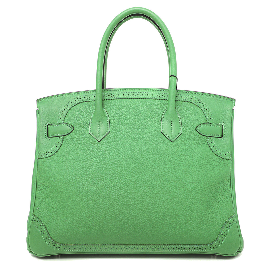 Top quality Hermes Bamboo Birkin Ghillies 30 Limited