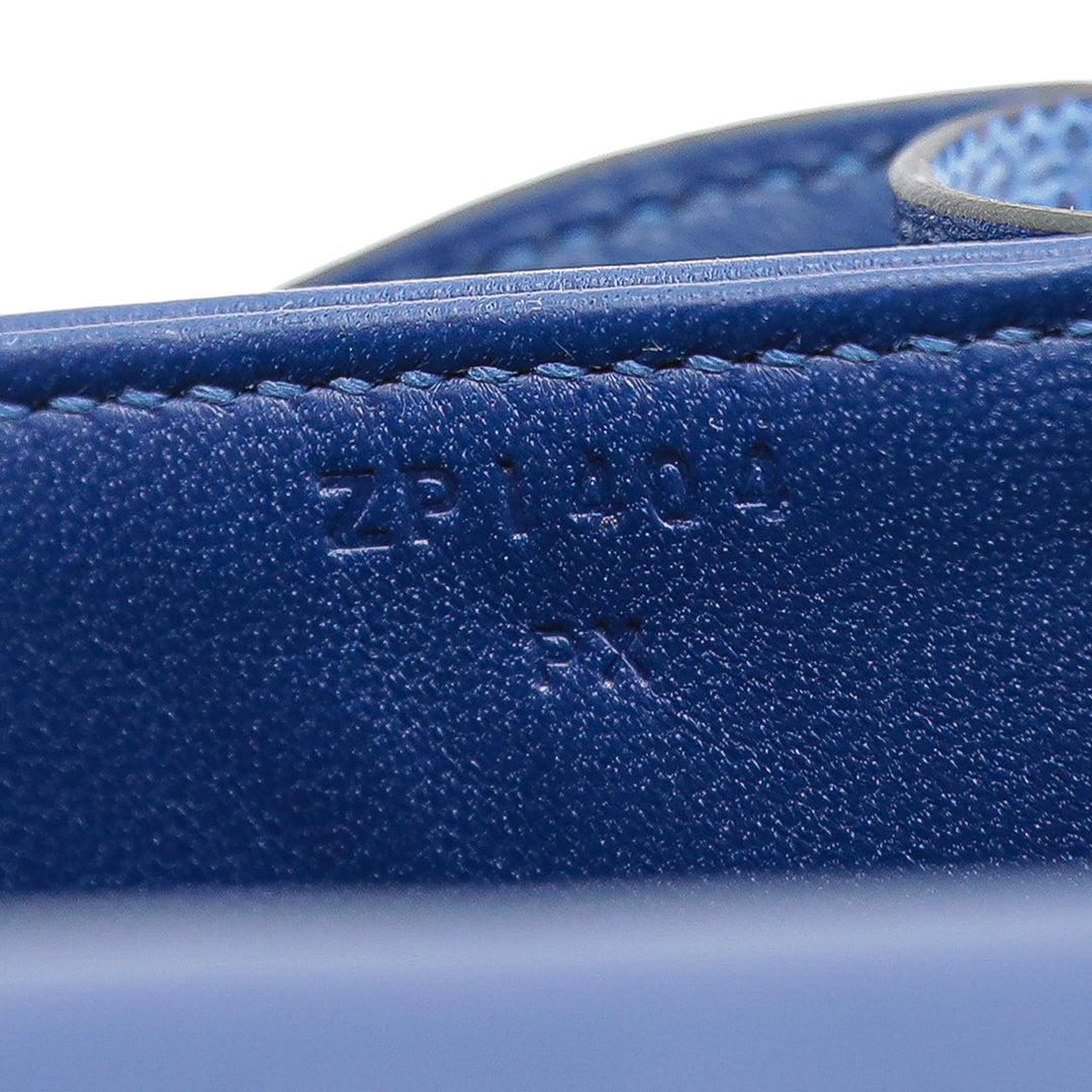 Top quality Hermes Bleu Saphir Lizard Constance III Mini Bag