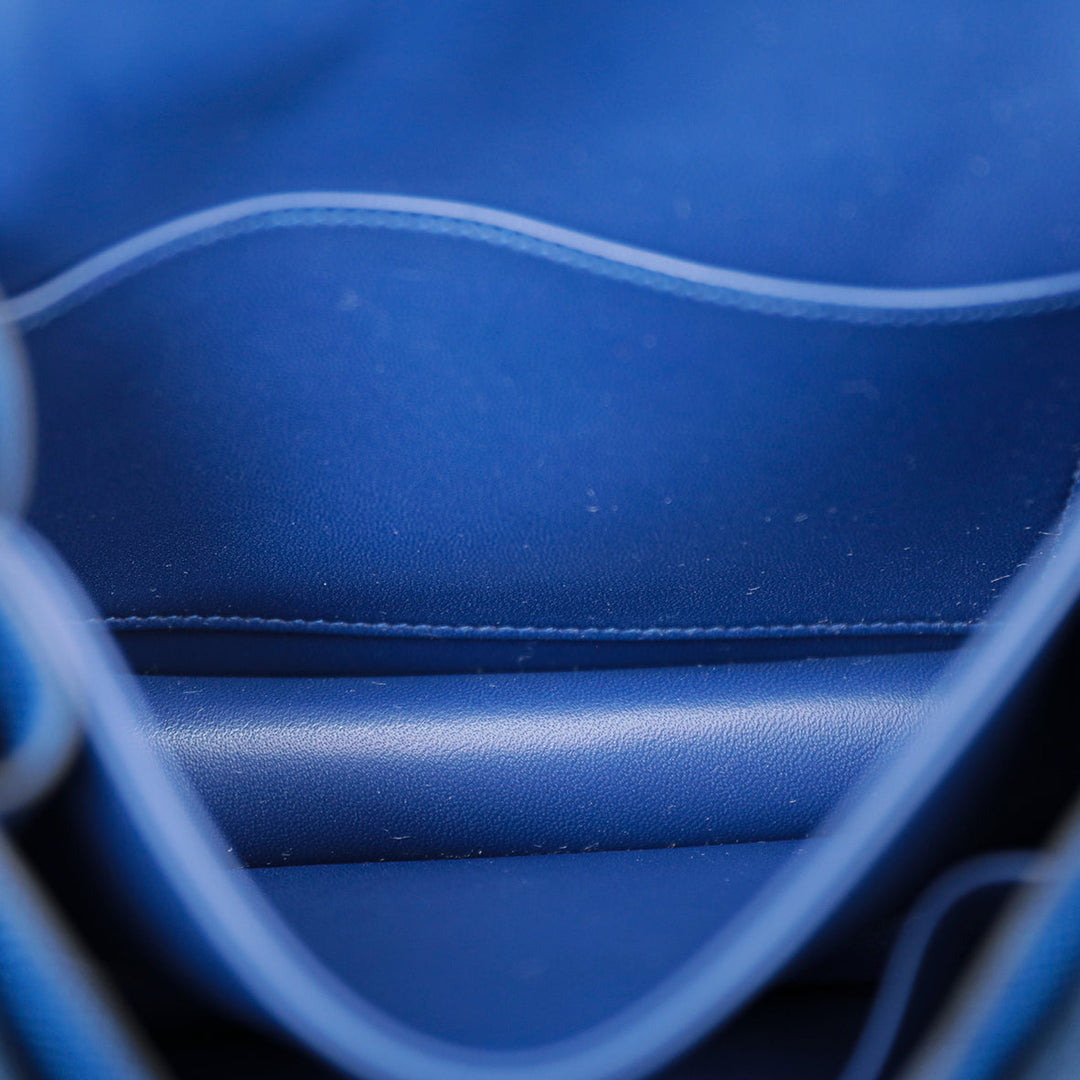 Top quality Hermes Bleu Saphir Lizard Constance III Mini Bag