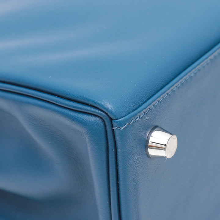 Hermes Deep Blue Retourne Kelly 25 Bag
